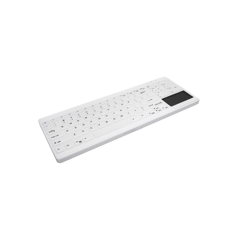 AK-C7412F teclado Universal USB Blanco