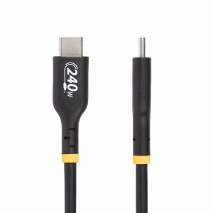 StarTech.com Cable de Carga USB-C de 2m - Cable USB Tipo C - Certificación USB-IF - PD de 240W EPR - Cable USB 2.0 USB-C de