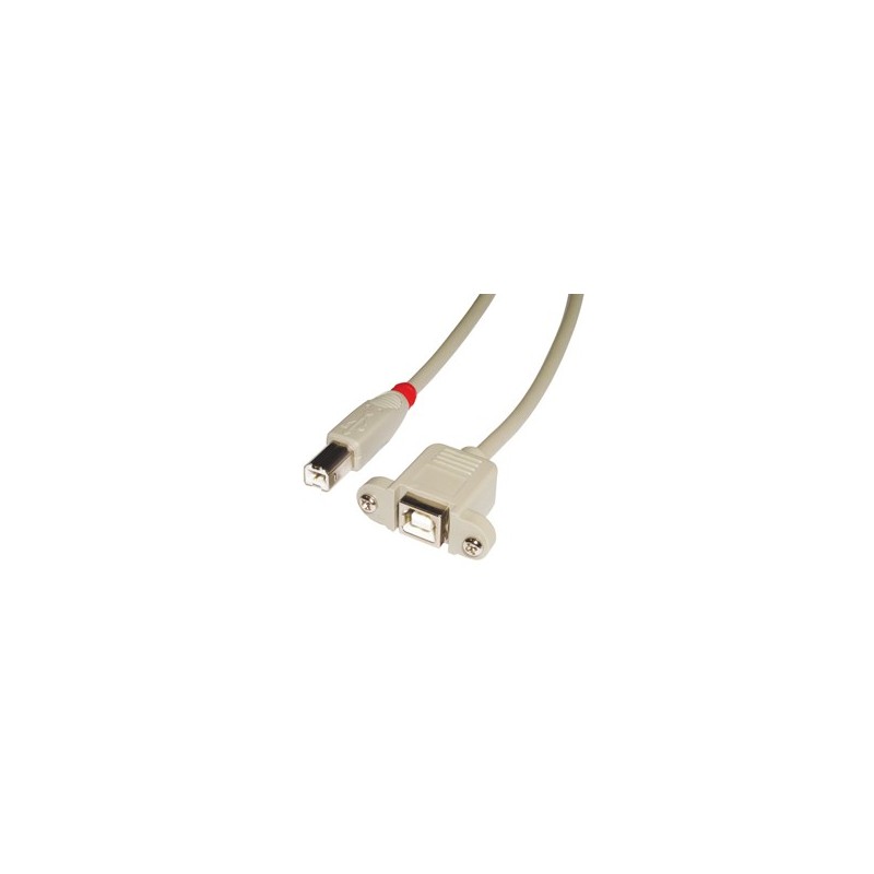 Lindy 31800 cable USB 0,5 m USB B Gris