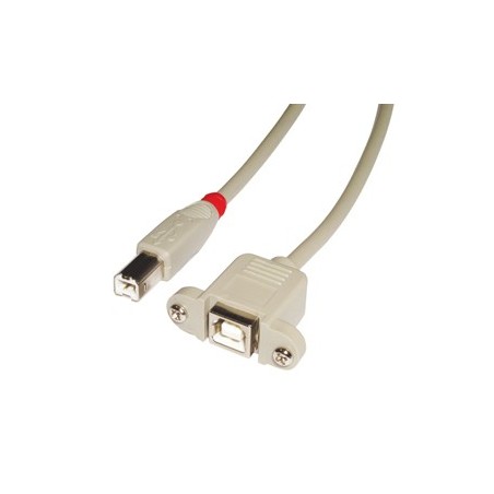 Lindy 31800 cable USB 0,5 m USB B Gris