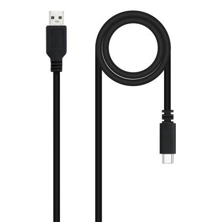 Nanocable 10.01.2103 cable USB USB 2.0 3 m USB A USB C Negro