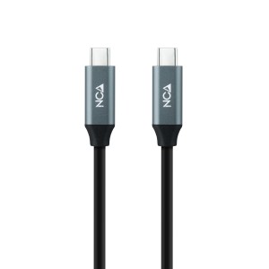 Nanocable Cable USB 3.2 Gen2x2 20Gbps 5A 100W 4K 60Hz USB-C M-USB-C M, 1.5 m