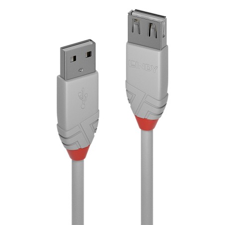 Lindy 36712 cable USB USB 2.0 1 m USB A Gris