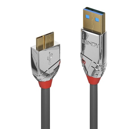 Lindy 36657 cable USB USB 3.2 Gen 1 (3.1 Gen 1) 1 m USB A Micro-USB B Gris