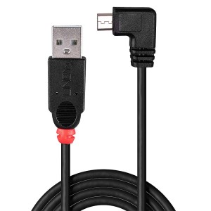 Lindy 31976 cable USB USB 2.0 1 m USB A Micro-USB B Negro