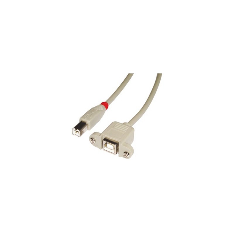 Lindy 31801 cable USB USB 2.0 1 m USB B Gris