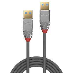 Lindy 36629 cable USB USB 3.2 Gen 1 (3.1 Gen 1) 5 m USB A Gris