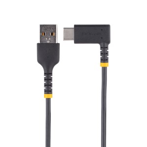 StarTech.com Cable de Carga USB-A a USB-C de 15cm - Cable de Carga Rápida de Servicio Pesado USB Tipo C - Cable USB 2.0 - Cable