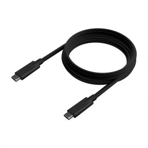 AISENS Cable USB 3.2 Gen1 5Gbps 4k@60Hz 3A 60W E-Marker, Tipo USB-C M-USB-C M, Negro, 5.0m