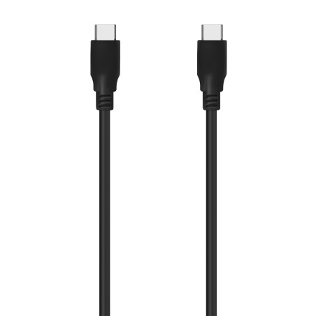 AISENS Cable USB 3.2 Gen2x2 20Gbps 8k@30Hz 5A 100w E-Marker, Tipo USB-C M-USB-C M, Negro, 0.6m
