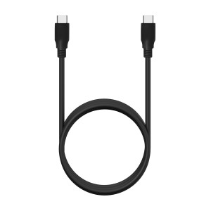 AISENS Cable USB 3.2 Gen2x2 20Gbps 8k@30Hz 5A 100w E-Marker, Tipo USB-C M-USB-C M, Negro, 0.6m