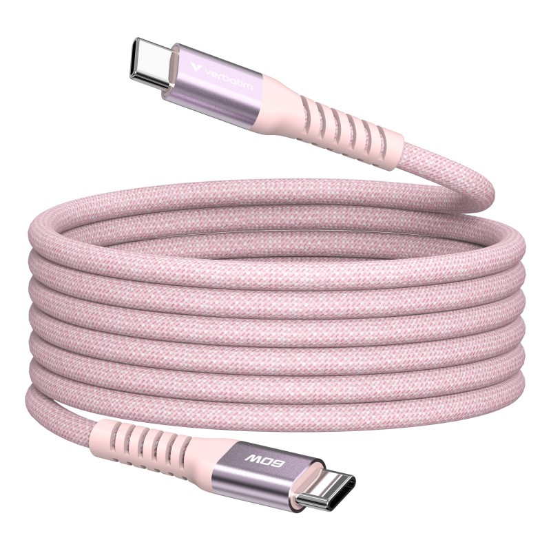 Verbatim 31853 cable USB USB 2.0 1,2 m USB C Rosa