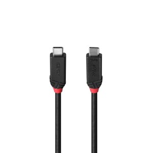 Lindy 37001 cable USB USB4 Gen 3x2 1 m USB C Negro