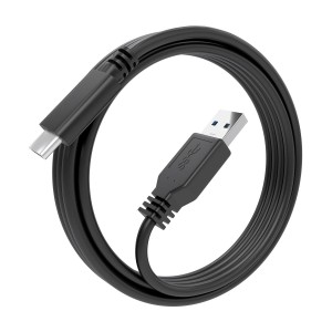 AISENS Cable USB 3.1 Gen2 10Gbps 3A, Tipo USB-C M-A M, Negro, 2.0m
