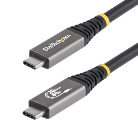 StarTech.com Cable USB4 3m - Cable USB-C Certificado USB-IF - 20Gbps - PD 240W EPR - 4K120 - DP 2.1 - Cable USB Tipo C -