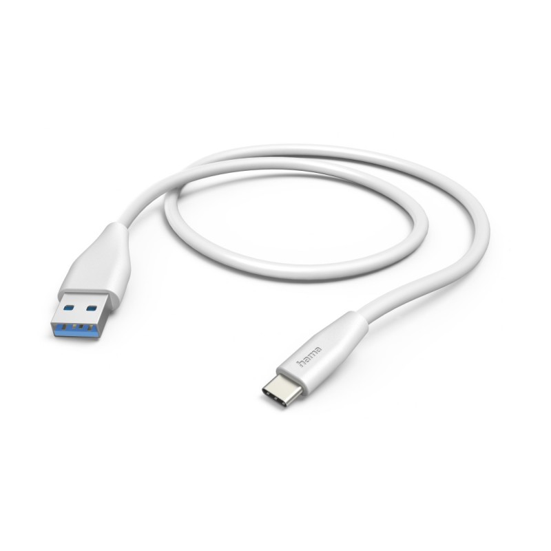 Hama 00201596 cable USB USB 2.0 1,5 m USB A USB C Blanco