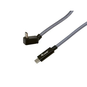 Equip 128421 Cable USB 3.2 Gen 2x2 C a conector C U, 1,0m, negro, M M, PD240W, 4K 60Hz, 20Gbps