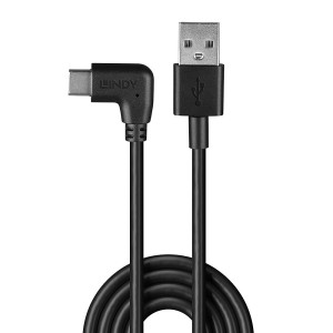 Lindy 32000 cable USB USB 2.0 0,5 m USB A USB C Negro