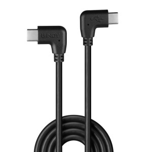 Lindy 32009 cable USB USB 2.0 1 m USB C Negro