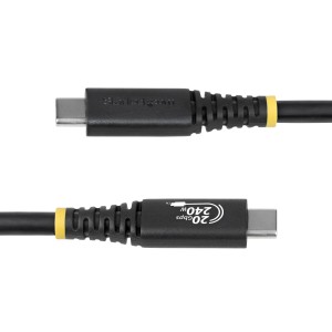 StarTech.com Cable USB4 2m - Cable USB-C Certificado USB-IF - 20Gbps - PD 240W EPR - 4K120 - DP 1.4 - Cable USB Tipo C -