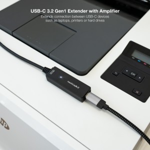 Nanocable 10.01.1311 cable USB USB 3.2 Gen 1 (3.1 Gen 1) 5 m USB C Negro