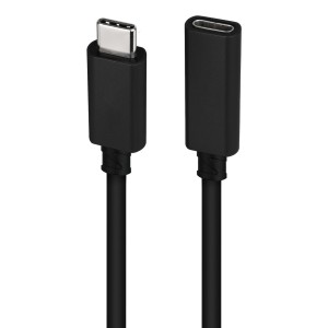Nanocable 10.01.4500 cable USB USB 3.2 Gen 2x2 0,5 m USB C Negro