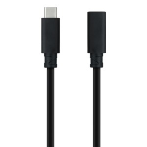 Nanocable 10.01.4501-L150 cable USB USB 3.2 Gen 2x2 1,5 m USB C Negro