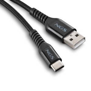 NGS KNOT-AC cable USB USB 2.0 1 m USB A USB C Negro