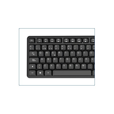 iggual Teclado USB estándar CK-SILENT-105T negro