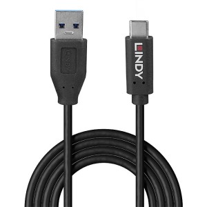 Lindy 36970 cable USB USB 3.2 Gen 2 (3.1 Gen 2) 0,5 m USB A USB C Negro