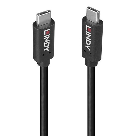 Lindy 36975 cable USB USB 3.2 Gen 2x2 0,5 m USB C Negro