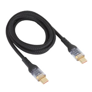 iggual Cable tipo C a tipo C 3A 1 metro trenzado LED