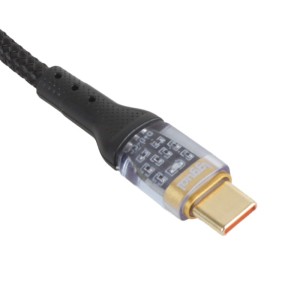 iggual Cable tipo C a tipo C 3A 1 metro trenzado LED