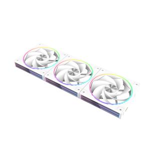 ZM-DF120R A3 Placa base Ventilador 12,4 cm Blanco 1 pieza(s)
