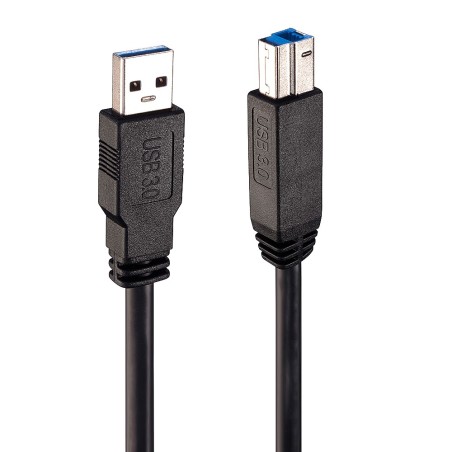 Lindy 43098 cable USB USB 3.2 Gen 1 (3.1 Gen 1) 10 m USB A USB B Negro
