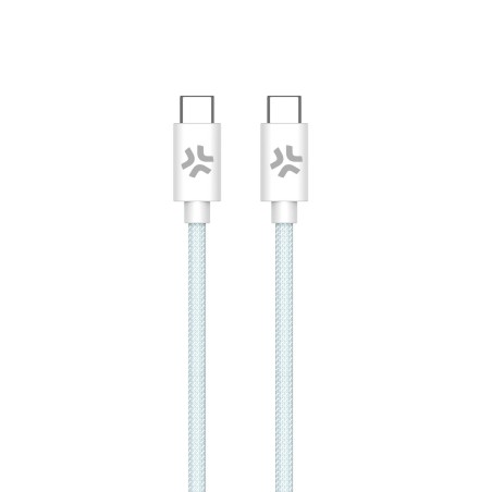 Celly USBCUSBCCOTTLB cable USB 1,5 m USB C Azul, Blanco