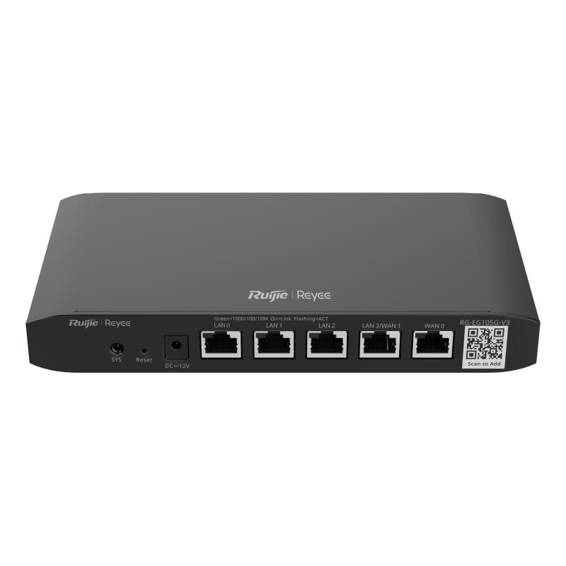RG-EG105G-V3 switch Gestionado Gigabit Ethernet (10/100/1000) Negro