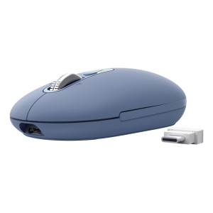 Trust Seron Slim Multi ratón Oficina Ambidextro RF Wireless + Bluetooth Óptico 3200 DPI