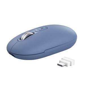 Trust Seron Slim Multi ratón Oficina Ambidextro RF Wireless + Bluetooth Óptico 3200 DPI
