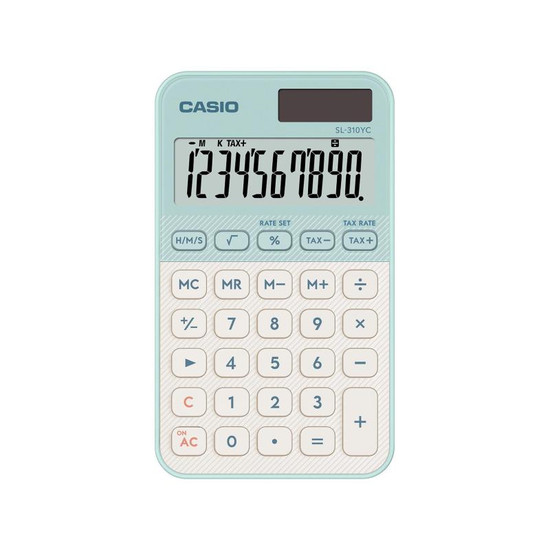 SL-310YC calculadora Bolsillo Calculadora básica Verde claro
