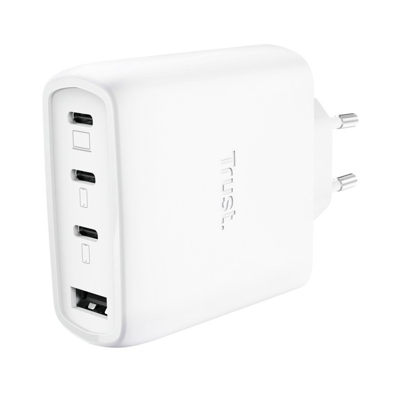 Trust Maxo 65W Universal Blanco Corriente alterna Carga rápida Interior