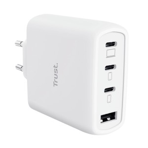 Trust Maxo 65W Universal Blanco Corriente alterna Carga rápida Interior