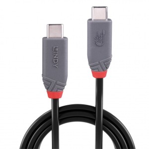 Lindy 36957 cable USB USB4 Gen 3x2 1,5 m USB C Negro