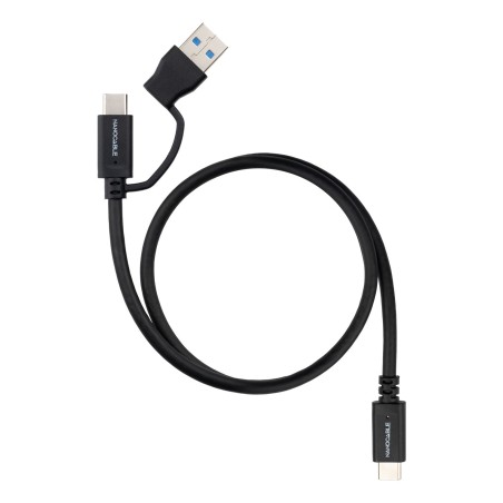 Nanocable 10.01.4803 cable USB USB 3.2 Gen 2 (3.1 Gen 2) 3 m USB A USB C USB C Negro