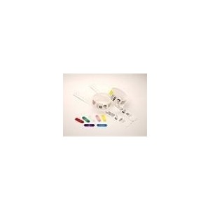 Zebra Clips for use with QuickClip Wristbands Rojo