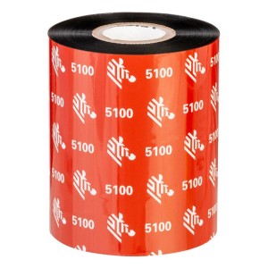 Zebra 5100 Resin cinta térmica 450 m Negro