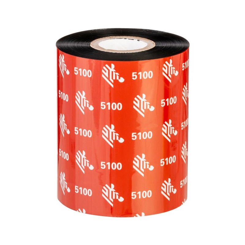 Zebra 5100 Resin cinta térmica 450 m Negro