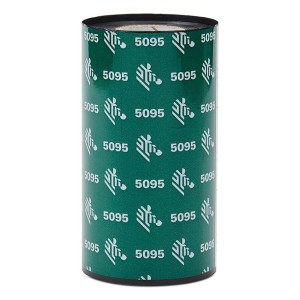 Zebra 5095 Resin cinta térmica 450 m Negro