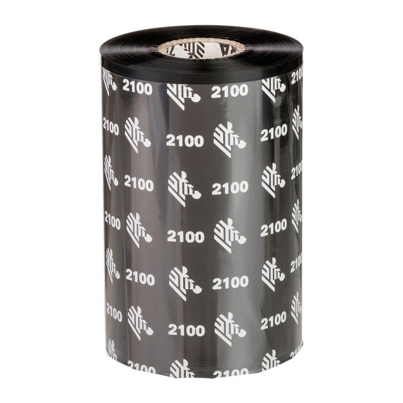 Zebra 2100 Wax cinta térmica 450 m Negro