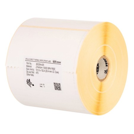 Zebra Z-Perform 1000T Blanco Etiqueta para impresora autoadhesiva